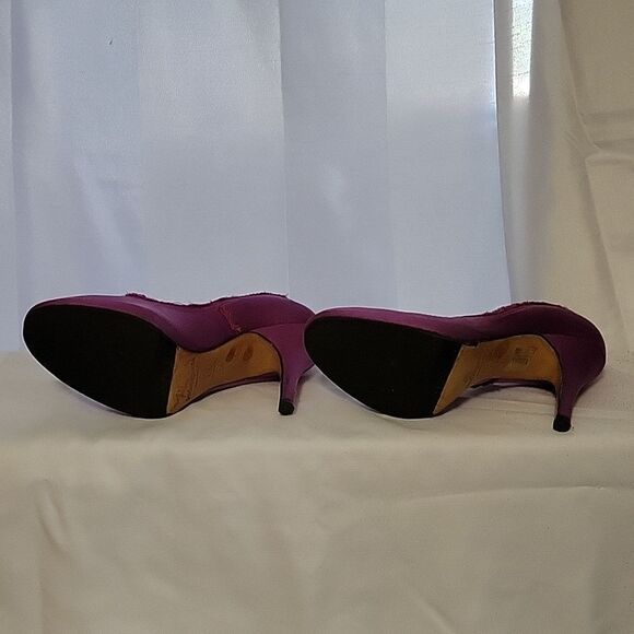 Pedro Garcia distressed purple pumps - Picture 3 of 5
